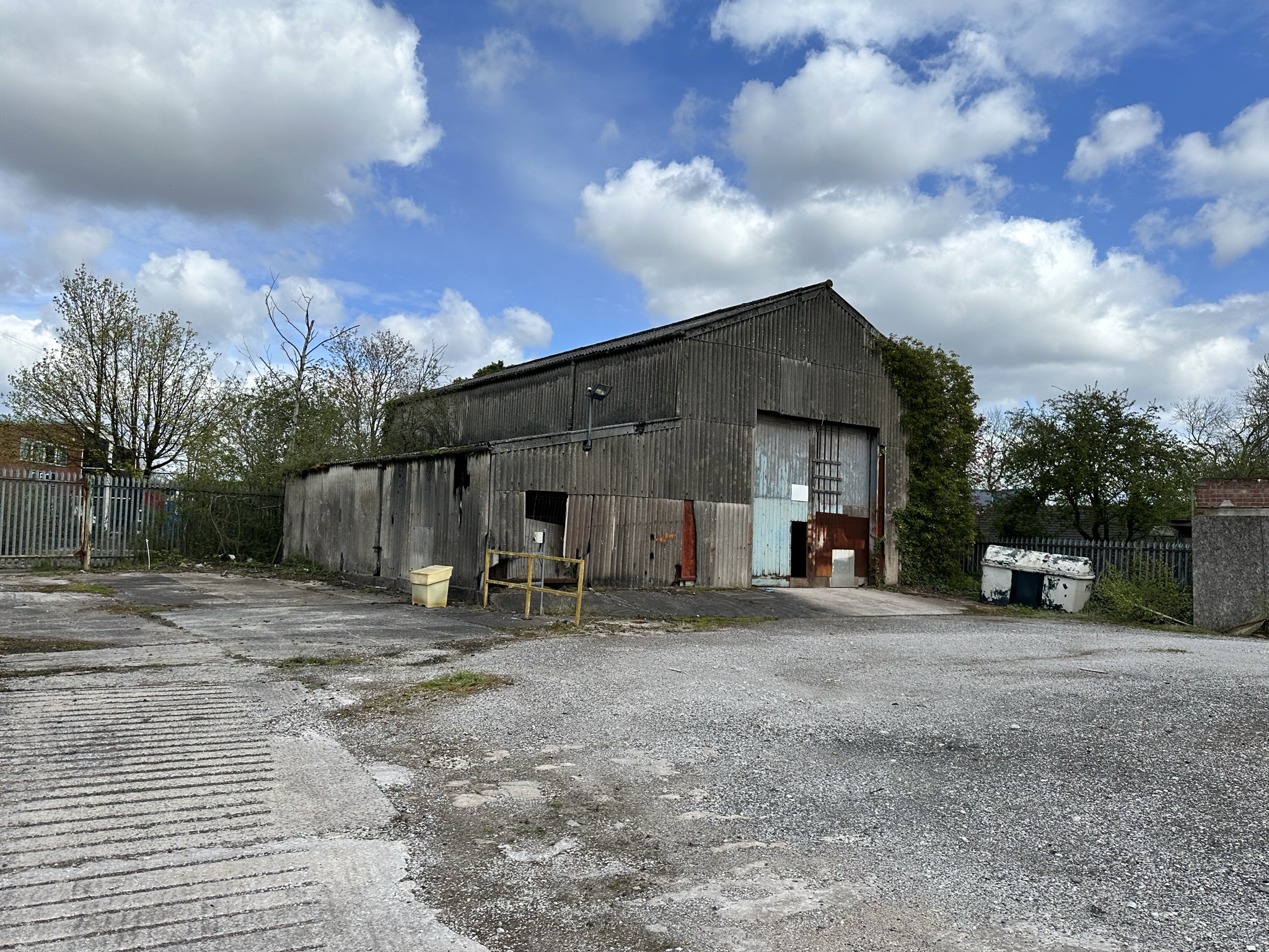 Industrial site before renovation