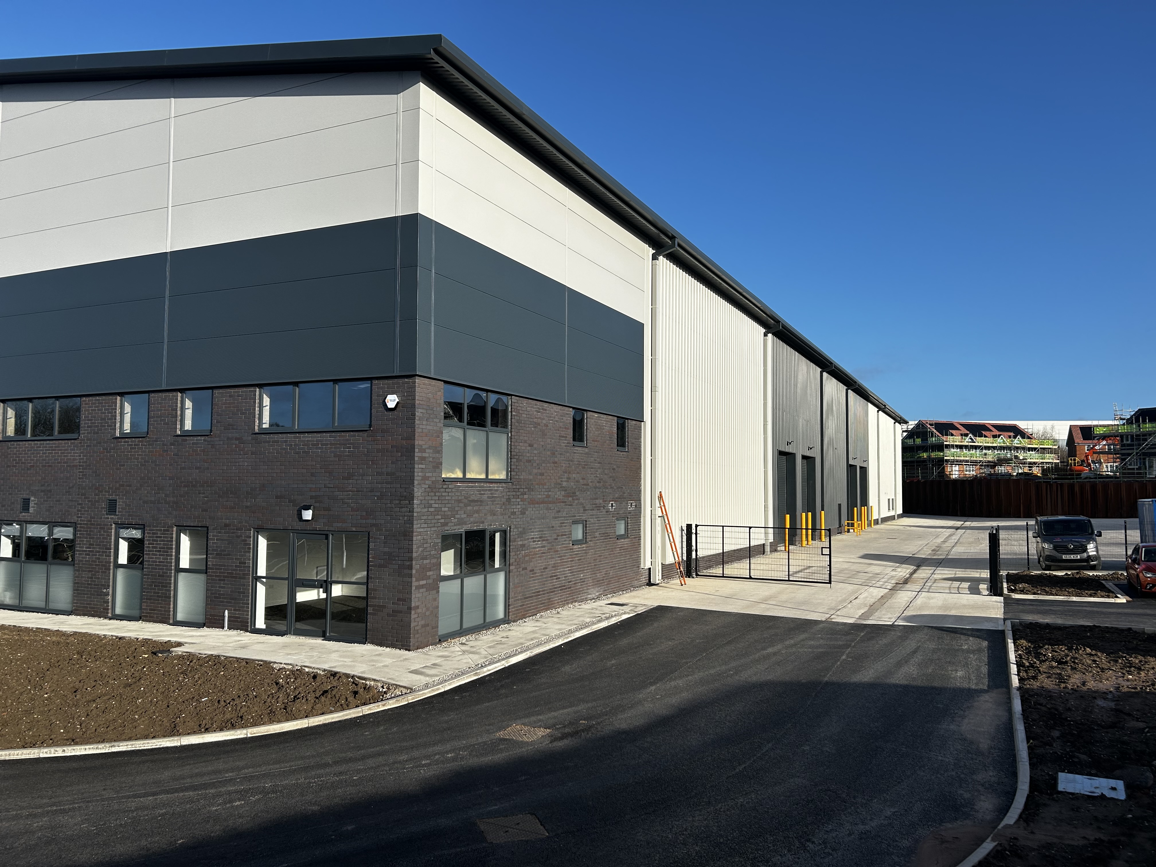 Kelmore completed industrial facility exterior
